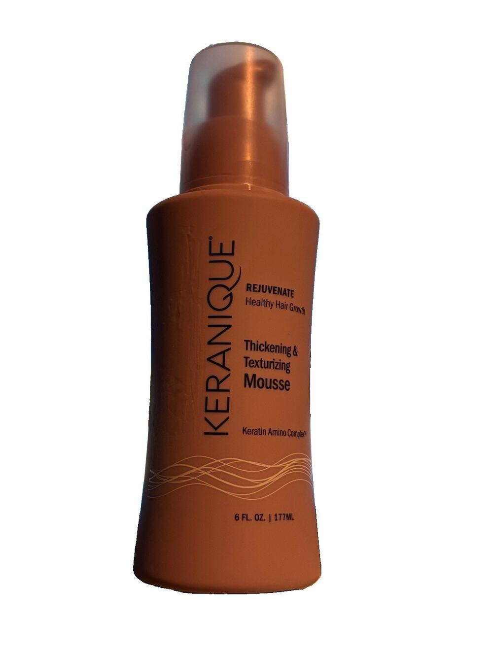 Keranique Rejuvenate Thickening & Texturizing Mousse 6 oz Keratin Amino